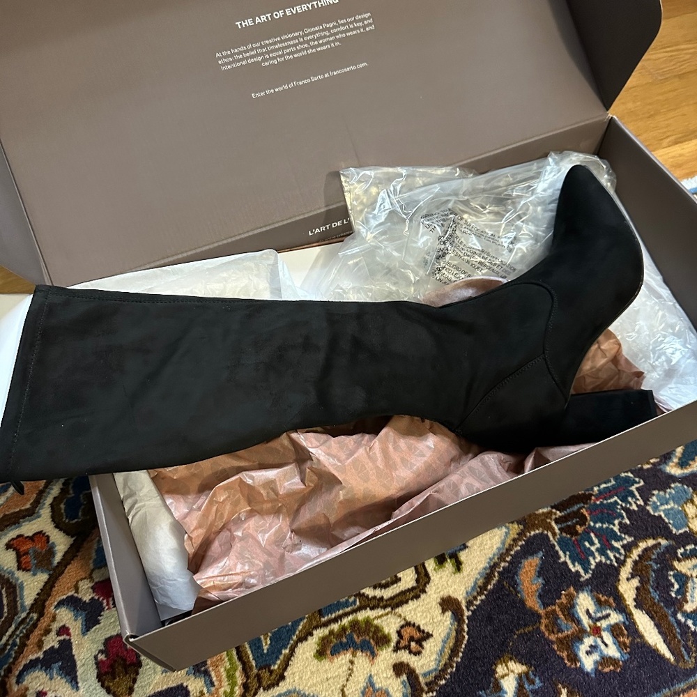 Franco Sarto Faux Suede Boots